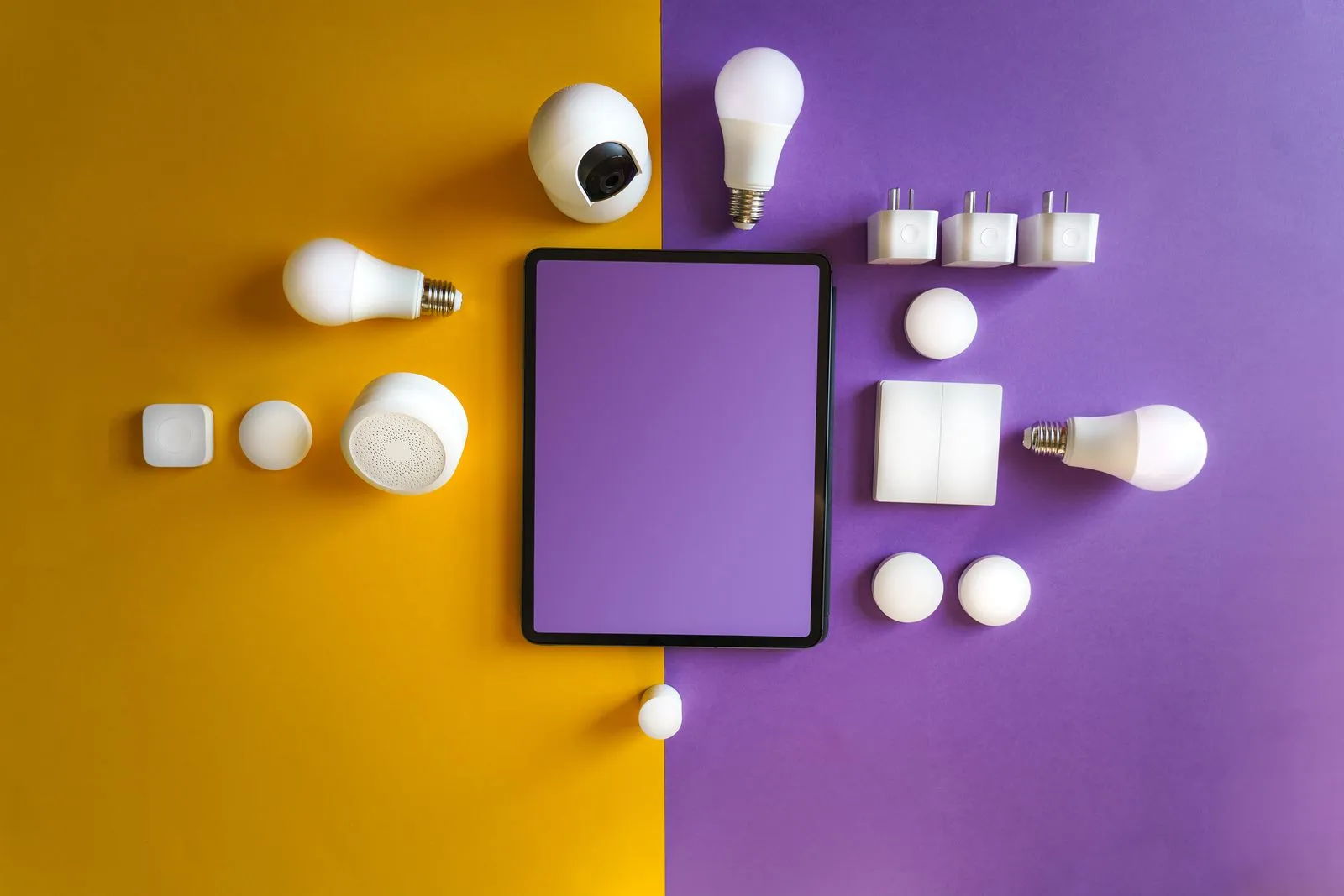 Smart-Home-Installation für Beleuchtungssteuerung