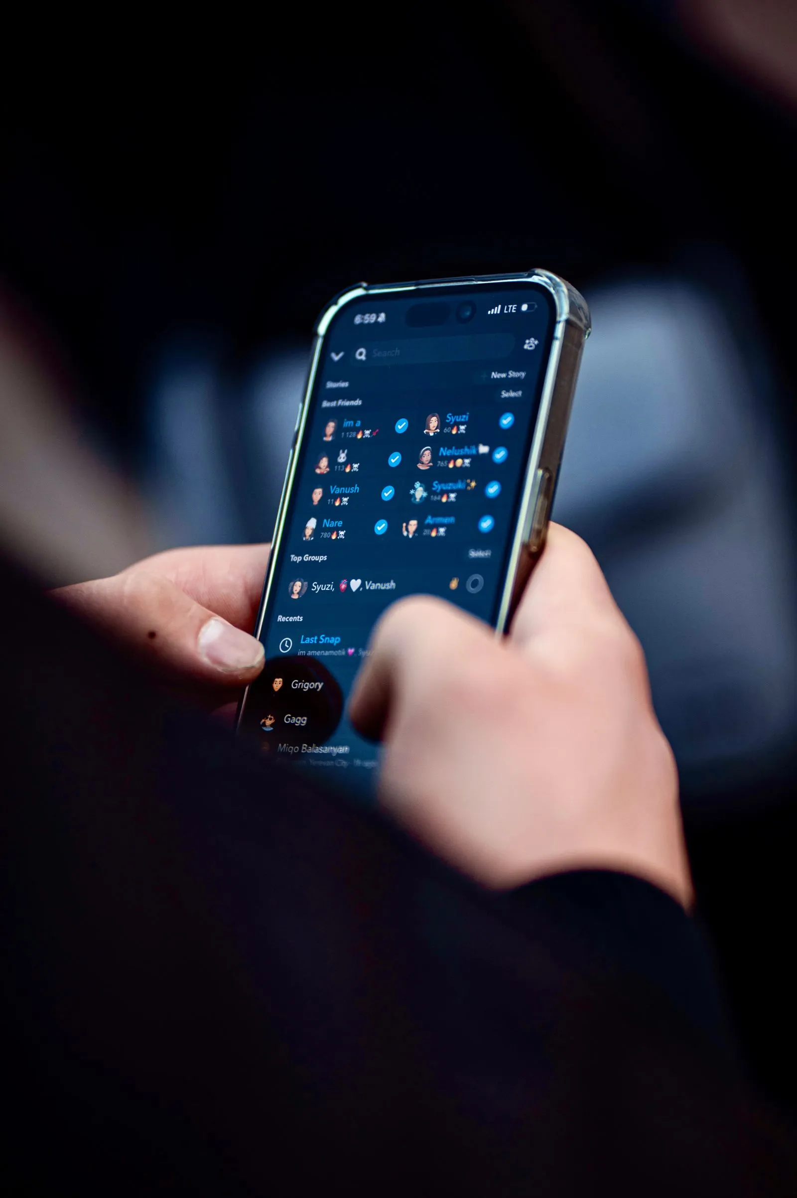 Smartphone-Einrichtung